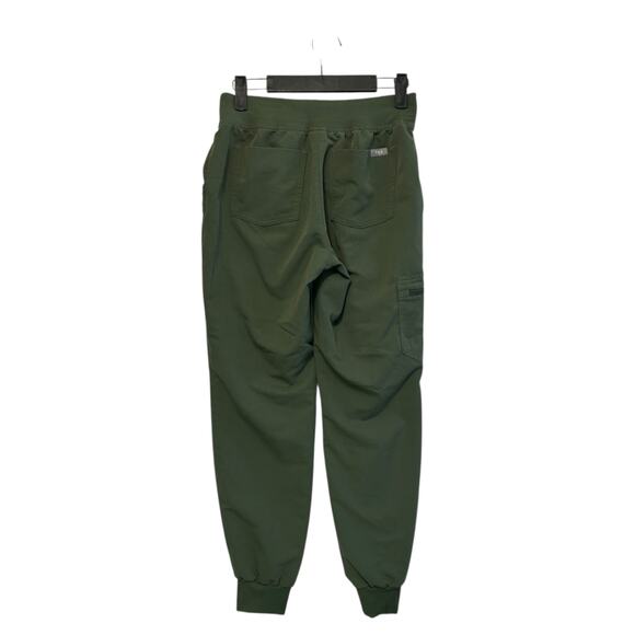 FIGS Zamora Jogger Scrub Pants Women's Sz XS Moss Healthcare Comfort Stretch - Picture 3 of 7